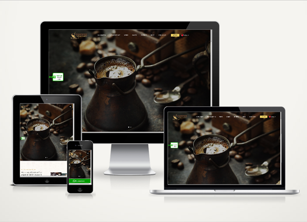 Cafe Web Sitesi Onepage V4.0