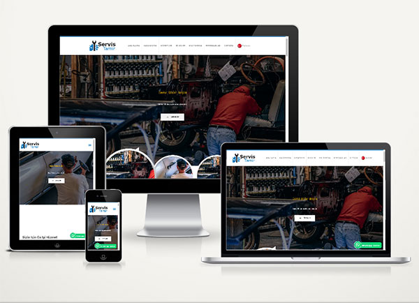 Servis / Tamirci Web Sitesi Paketi Movn V4.0